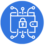 wallet with lock on front